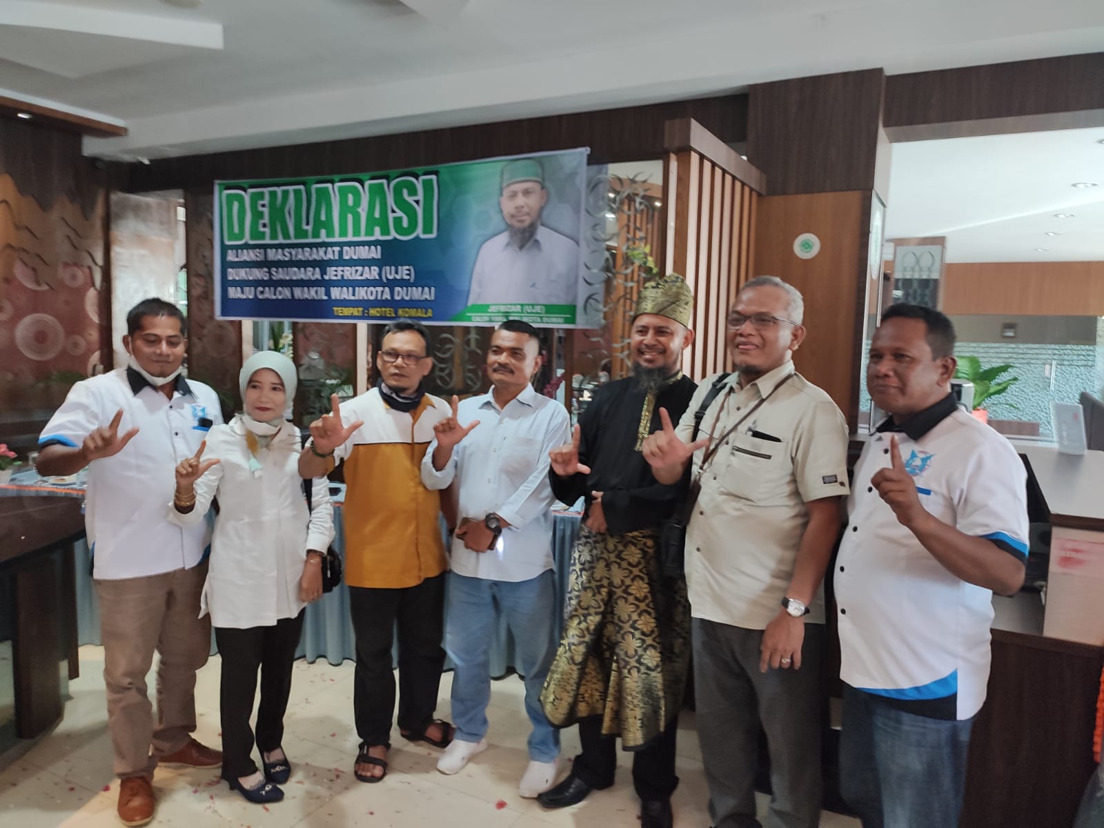 Deklarasi 'Jefrizar For Dumai 2' di Gaungkan, Lembaga KPK Dumai Siap Kawal