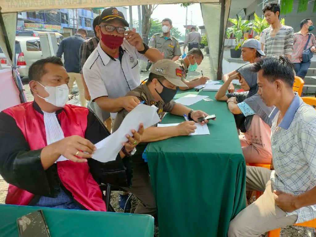 Satgas Gabungan Kab. Kampar Kembali Tindak 30 Pelanggar Prokes di Bangkinang