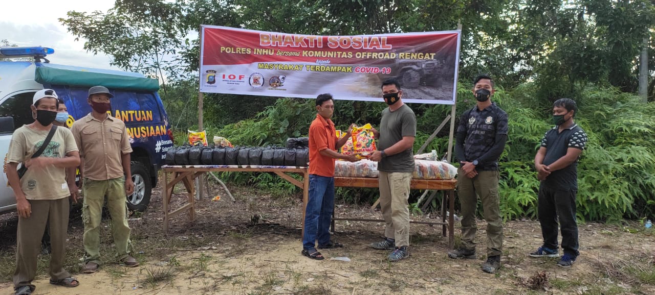 BJC Inhu Kembali Jajaki dan Salurkan Bantuan Covid-19 Di Pedalaman Batang Gansal