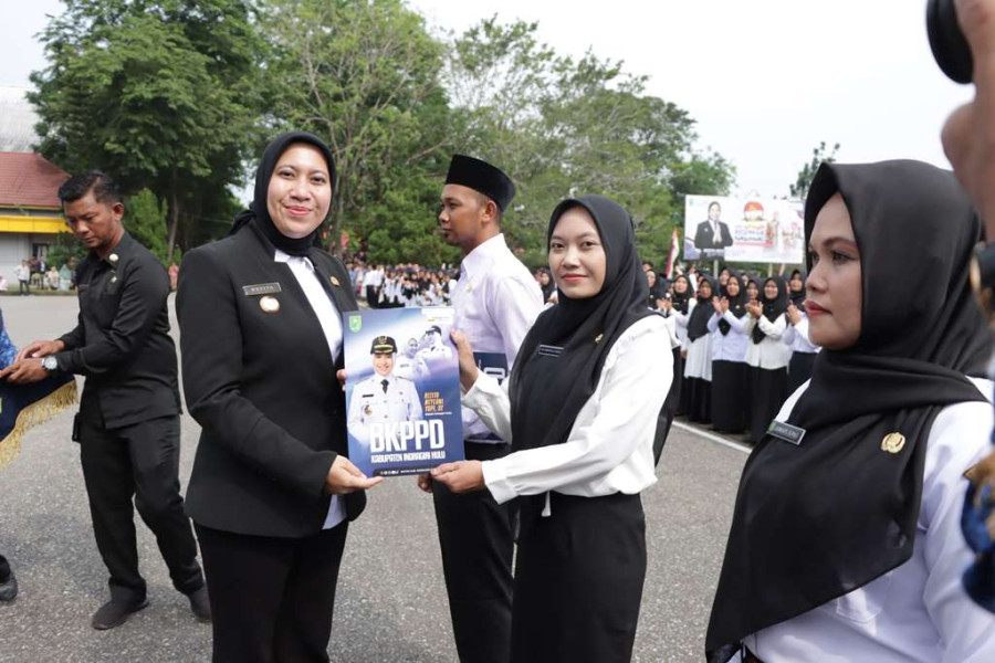 Lantik 1.843 PPPK di Lingkungan Pemkab Inhu, Ini Pesan dan Harapan Bupati Rezita