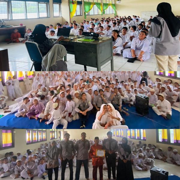 Mahasiswa Kukerta UNRI Melakukan Sosialisasi Tentang Napza di SMPN 2 Ujung Batu