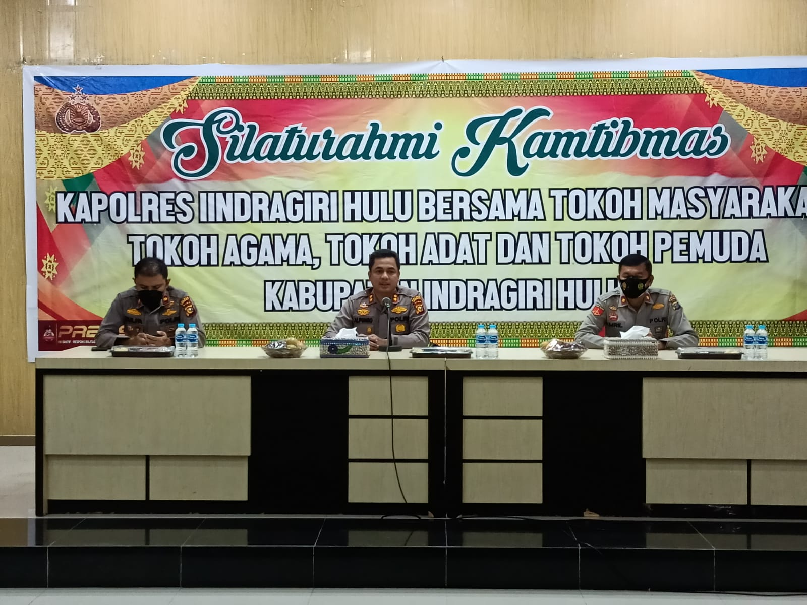 Kapolres Inhu Silahturahmi Kamtibmas Dengan Para Tokoh