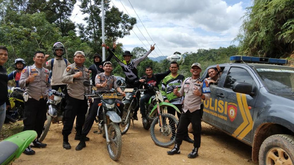 Kapolres Kampar Pimpin Patroli Illog ke Kawasan Hutan Rimbang Baling 
