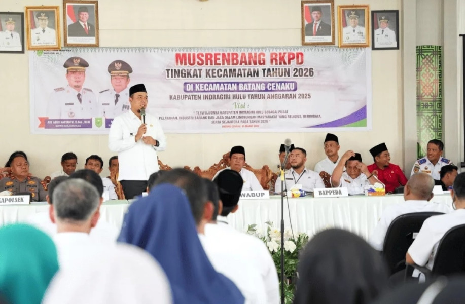 Pertama Sepanjang Sejarah Musrenbang Inhu, Bupati dan Wabup Kompak Hadir Bersama