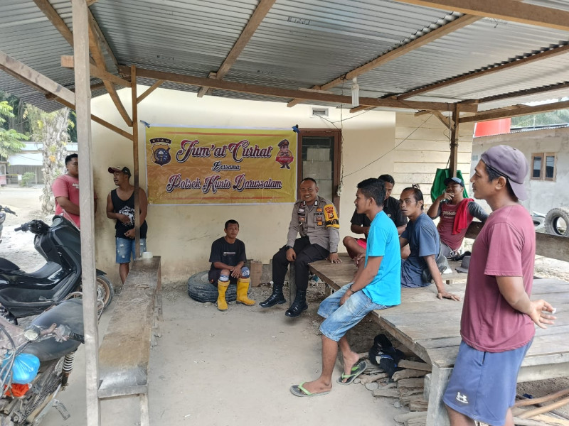 Jumat Curhat Polsek Kuntodarussalam, Begini Keluh Kesah Masyarakat