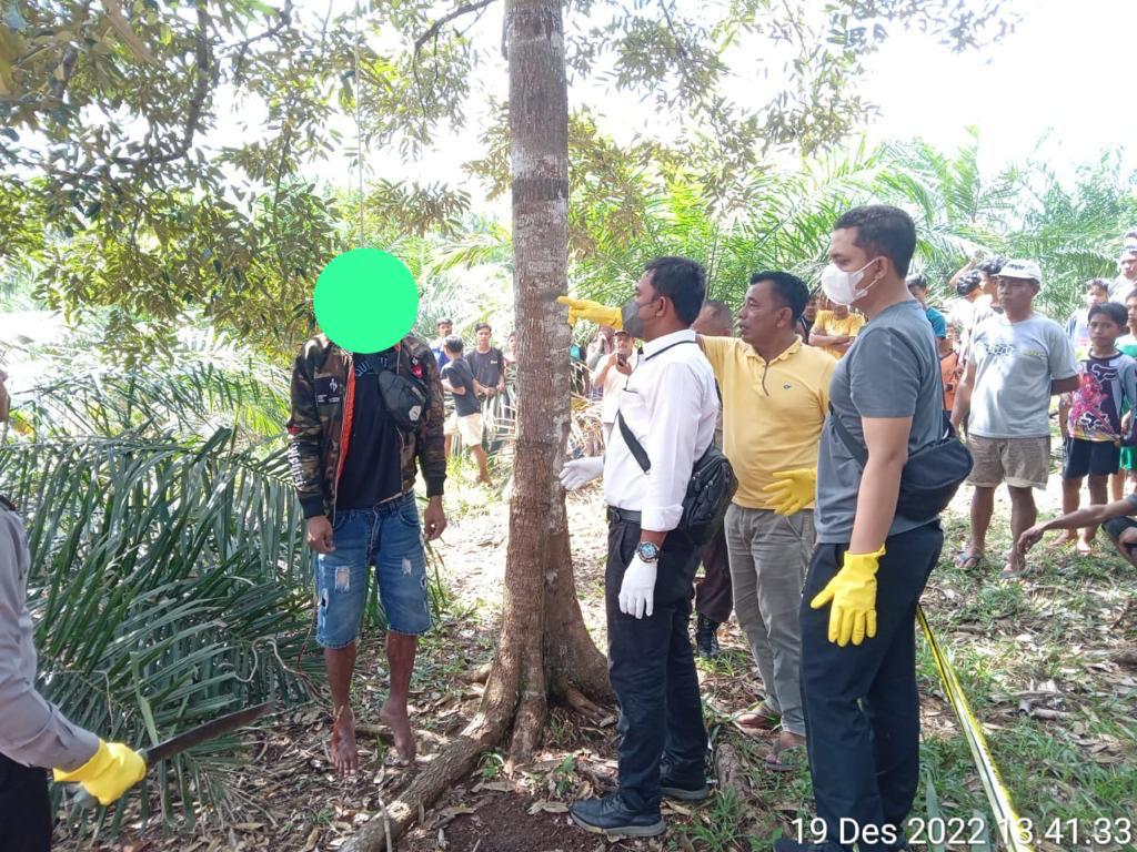 Geger! Pria Pucuk Rantau Gantung Diri, Depresi Cerai Dengan Istri