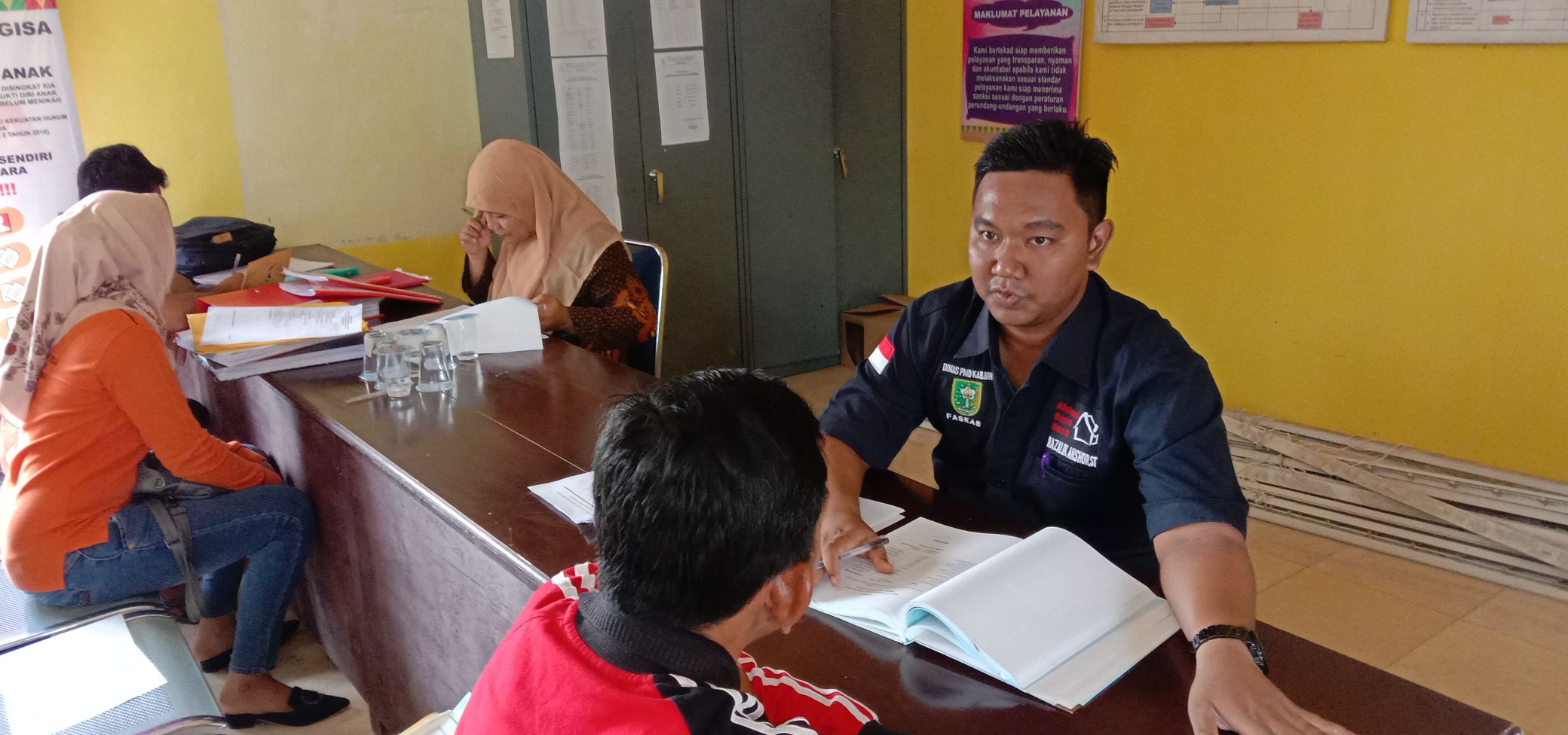 Dinas PMD Inhu Monitoring Penataan Laporan Keuangan Desa di Kecamatan Batang Peranap