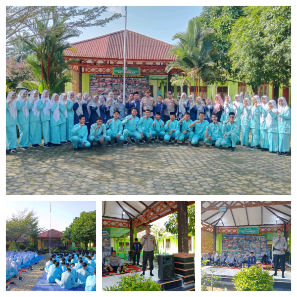 Kanit Binmas Polsek Seberida Sosialisasi Tentang Narkoba di MA Al Ihsan