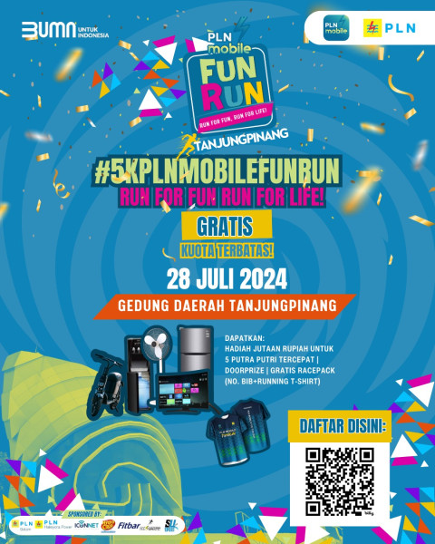 PLN Gelar 5K PLN Mobile Fun Run 2024 di Tanjungpinang
