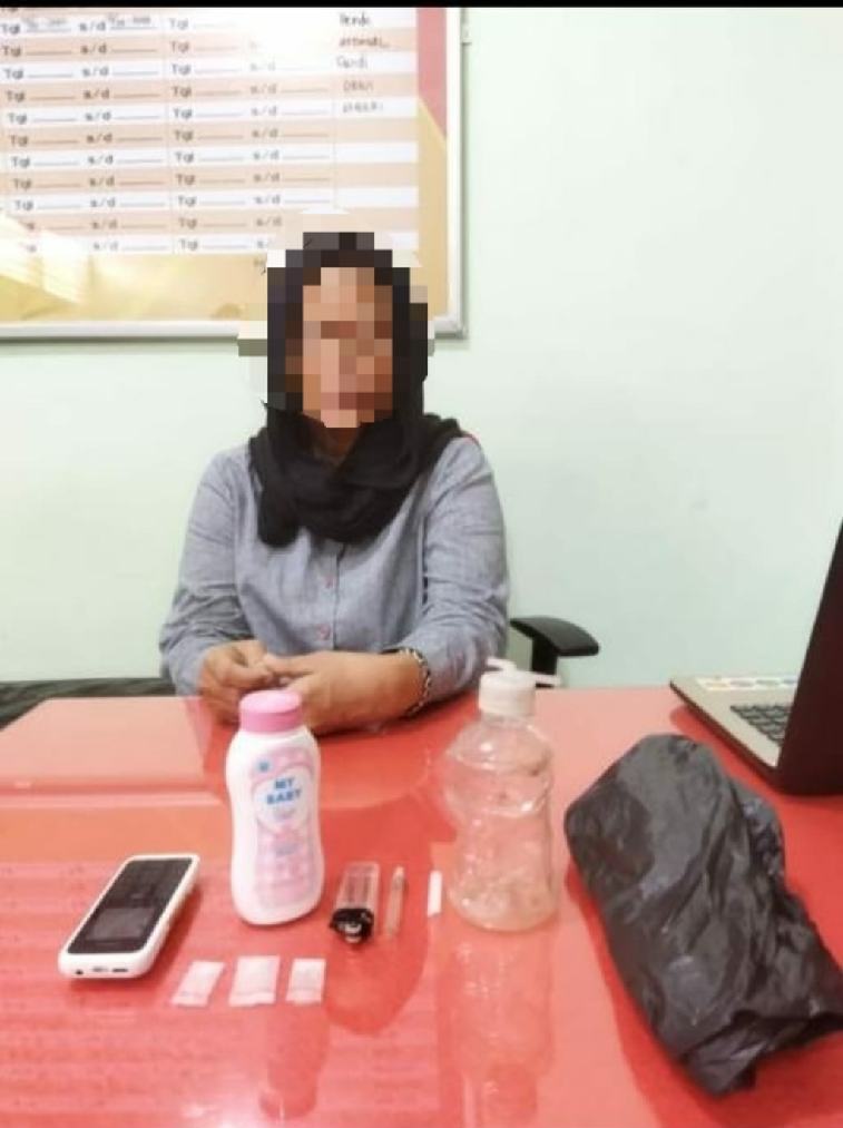 Miliki 3 Paket Shabu, Seorang IRT di Bangkinang Ditangkap Tim Ojoloyo Polres Kampar