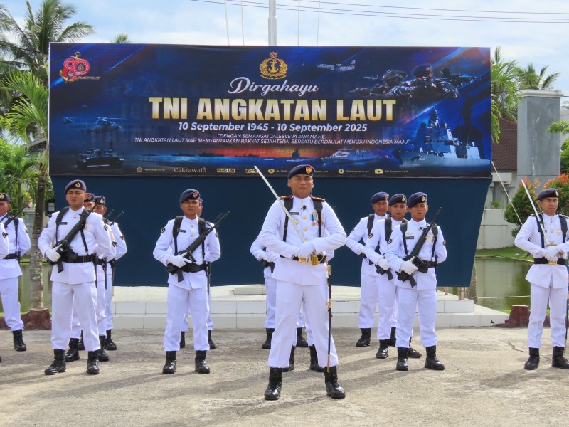 Lanal Ranai Gelar HUT ke 80 di Natuna