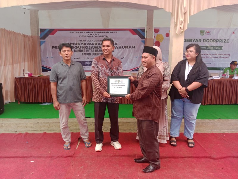 Transparan dan Berprestasi, BUMDes Mitra Usaha Mulya Jadi Kebanggaan Desa Marga Mulya