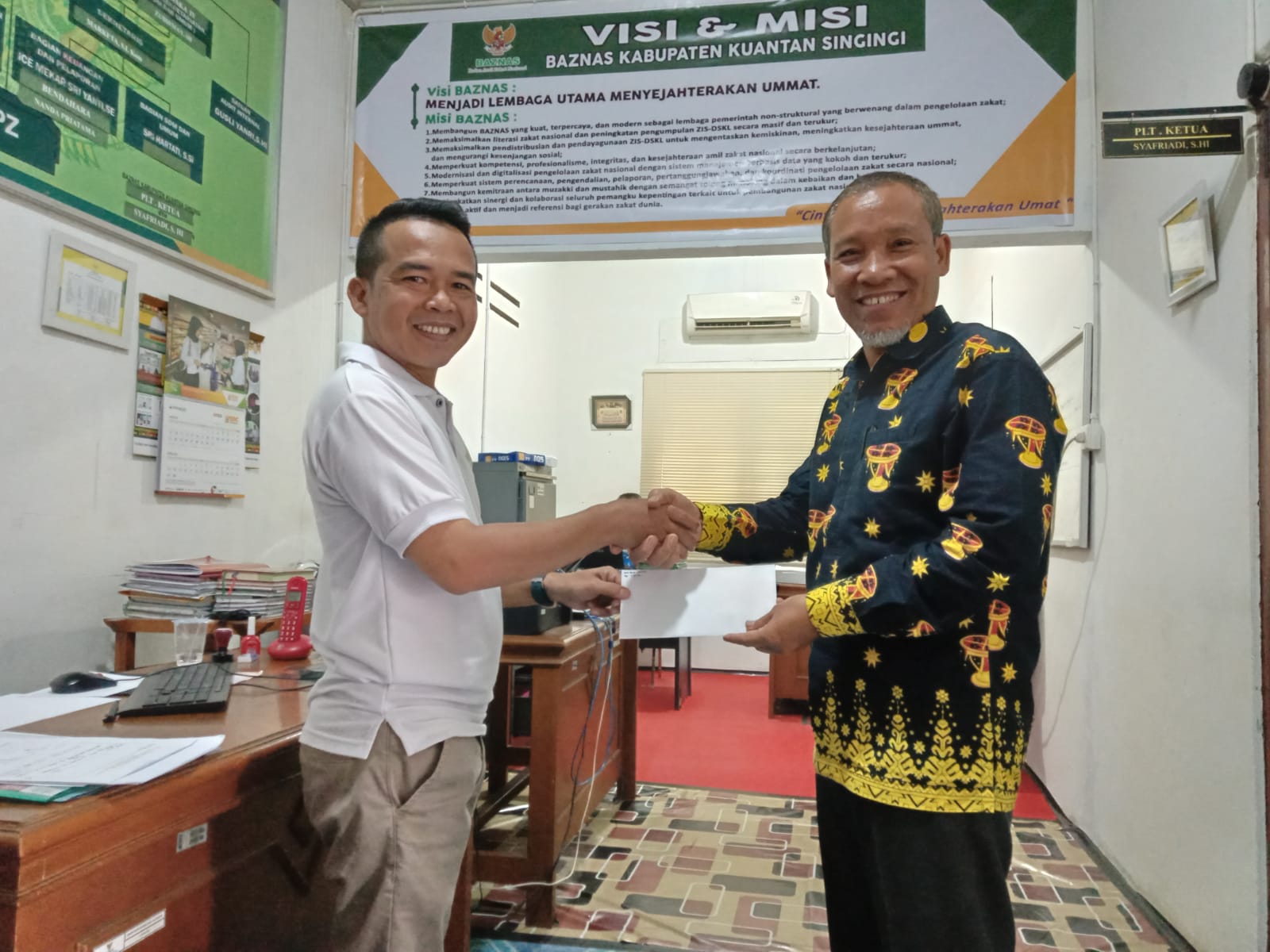 Program Kuansing Sehat, Bulan Pertama 2023 Baznas Kuansing Sudah Salur 21 Juta lebih Untuk Masyarakat