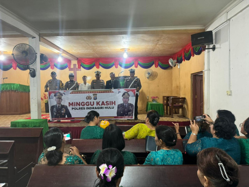 Program Minggu Kasih, Polres Inhu Sosialisasi Pilkada Damai