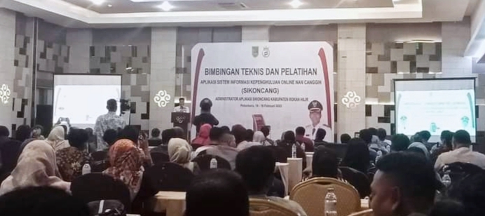 Buka Bimtek Aplikasi Si Koncang, Bupati Rohil Pesan Serius Belajar