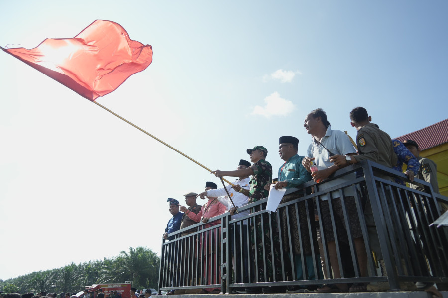 Pacu Jalur Piala Danrem Di Sentajo Raya Bupati Jadikan Ajang Silaturahmi