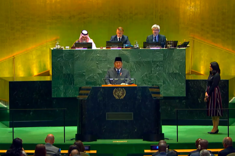 Mikrofon Prabowo Sempat Mati Saat Pidato di KTT PBB soal Palestina-Israel
