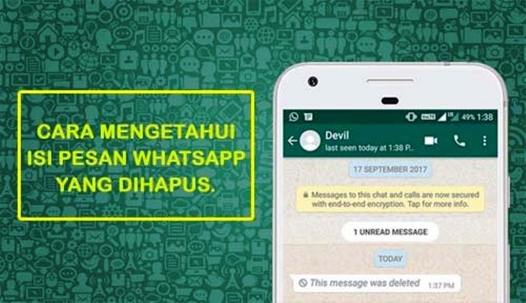 Cara Mudah Membaca Pesan WhatsApp yang Dihapus