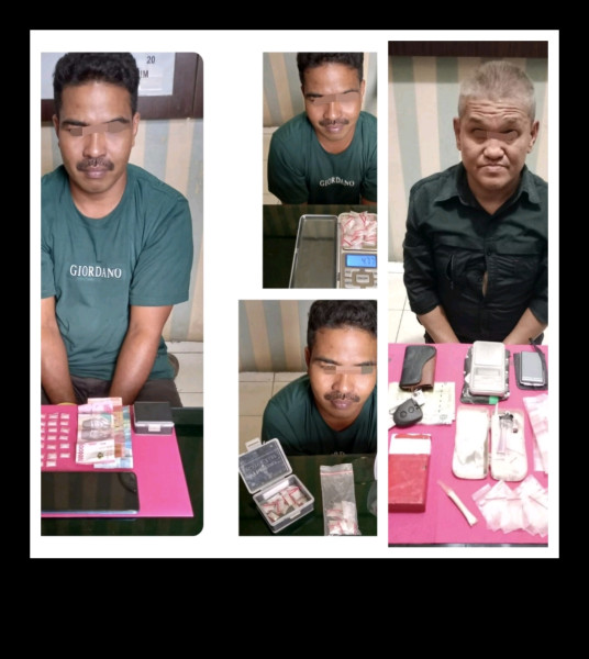 Dalam Sehari Polsek Rengat Barat Ringkus Dua Tersangka Narkoba