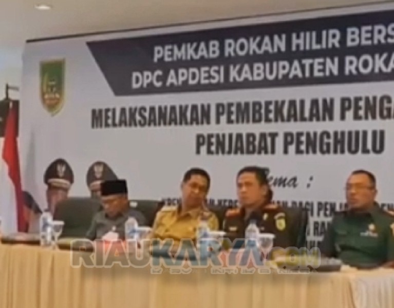 Waka III DPRD Rohil Hadiri Pembekalan Pengantar Tugas Pejabat Penghulu