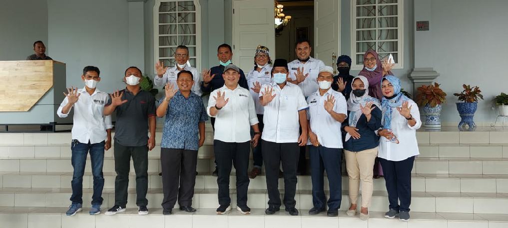Sukseskan Perayaan HPN, Ketua PWI Riau dan Panitia HPN Audiensi dengan Bupati Siak 
