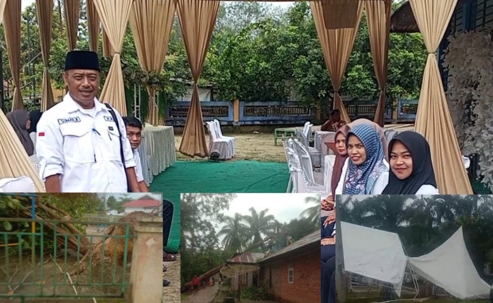 Musibah Tak Halangi Prosesi Pernikahan, Pemerintah Desa Pasir Ringgit Turun Tangan