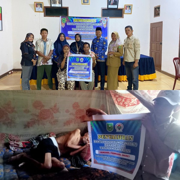 BLT DD Tahap I 2026 Disalurkan, Kades Danau Tiga Pastikan Tepat Sasaran Meski Anggaran Efisien