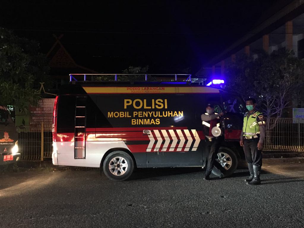 Covid-19 Meningkat, Polresta Pekanbaru Gelar Operasi Yustisi