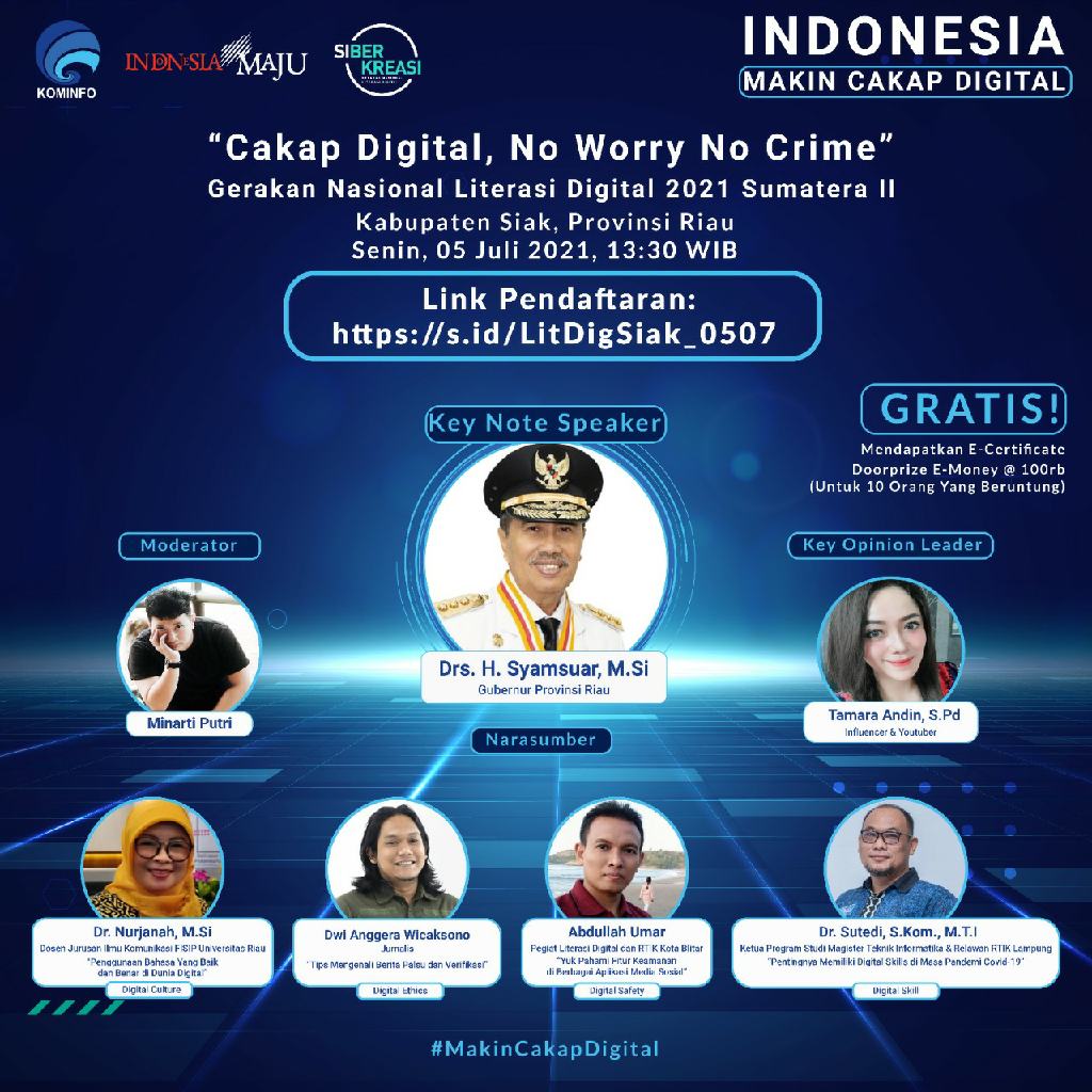 Literasi Digital di Kabupaten Siak, Provinsi Riau