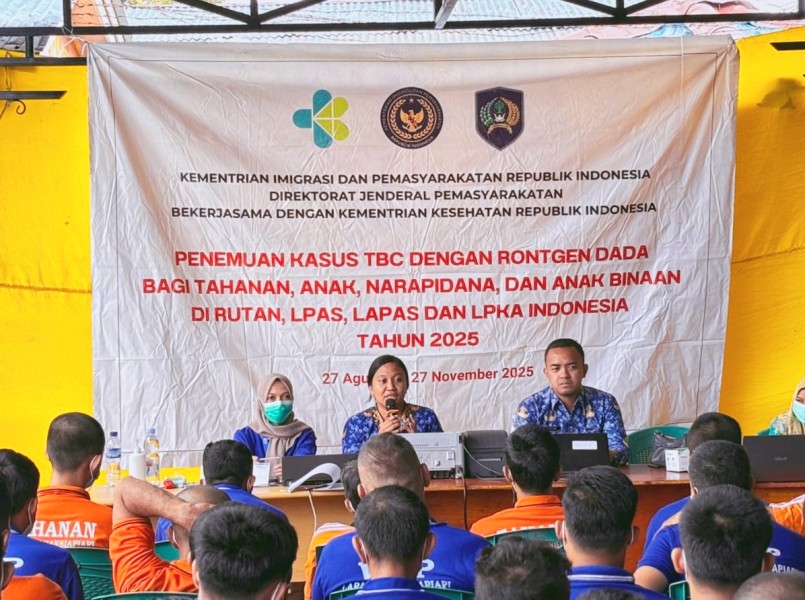 ACF Rontgen Dada Hari Pertama di Lapas Bagansiapiapi: 222 WBP Ikuti Pemeriksaan X-Ray