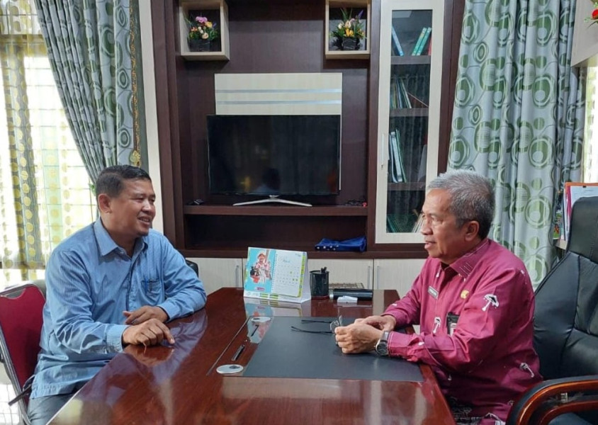 Ka. Kankemenag Kuantan Singingi Terima Kunjungan Komisioner KPU