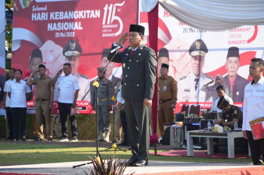 Upacara Peringatan Hari Kebangkitan Nasional,  Berlangsung Khitmat Suhardiman Semua Elemen Masyarakat Kuansing Bangkit