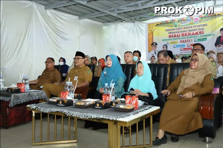 Pemkab Inhil Mengikuti Launching Gebyar Audit Kasus Stunting Tingkat Provinsi Riau Tahun 2024