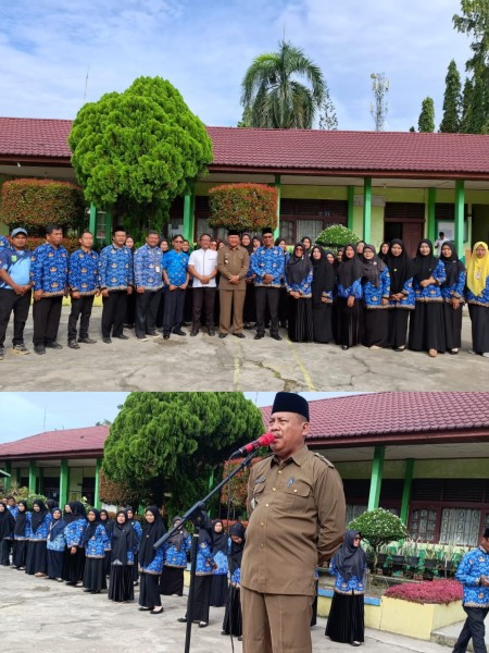 Camat Seberida Jadi Irup Hari Kesaktian Pancasila di SMP Negeri 1 Seberida