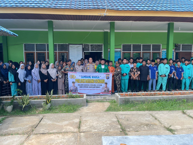 Polsek Batang Cenaku Sosialisasi Kepada Pemilih Pemula