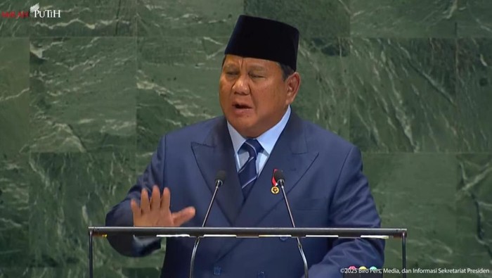 Media Israel Soroti Salam Prabowo di Akhir Pidato di Sidang PBB