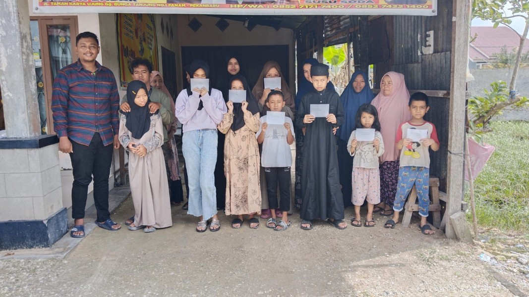 Kolaborasi Penuh Berkah: DPC SAS Pekanbaru Utus Anak Muda sebagai Perpanjangan Tangan untuk Menyelenggarakan Santunan Anak Yatim di Wilayah Panam