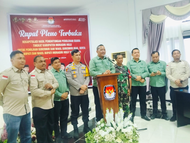 Hasil Pilkada Inhu 2024: Paslon Ade-Hendrizal Raih Kemenangan Mutlak, Rekapitulasi Berjalan Lancar