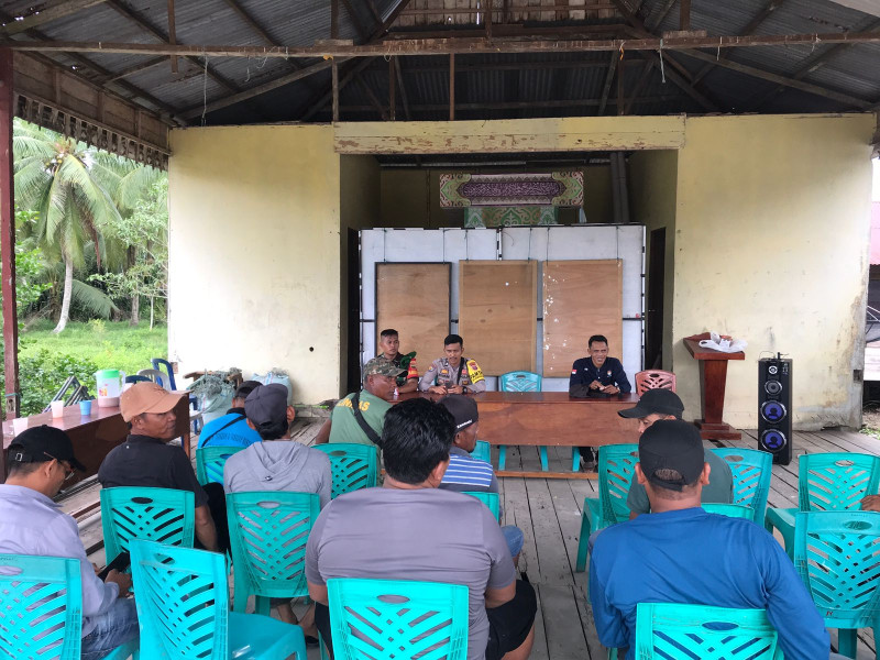 Polsek Kateman Imbau Penyelenggara dan Pengawas Pemilu untuk Ciptakan Pilkada Damai