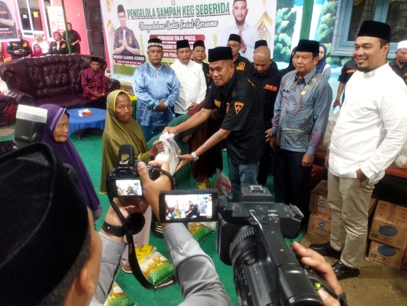 Bupati dan Wakil Bupati Inhu, Hadiri Bukber di Kediaman Ketua DPC GRIB Jaya Kabupaten Inhu