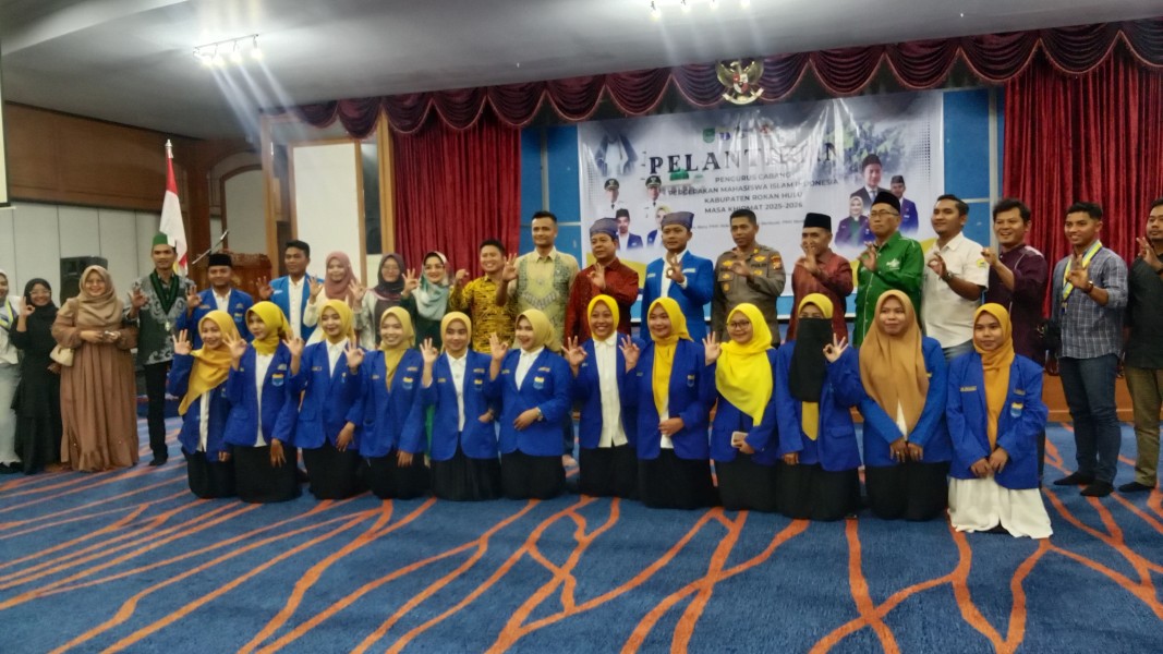 PMII Rohul Resmi Lantik Pengurus Baru 2025-2026