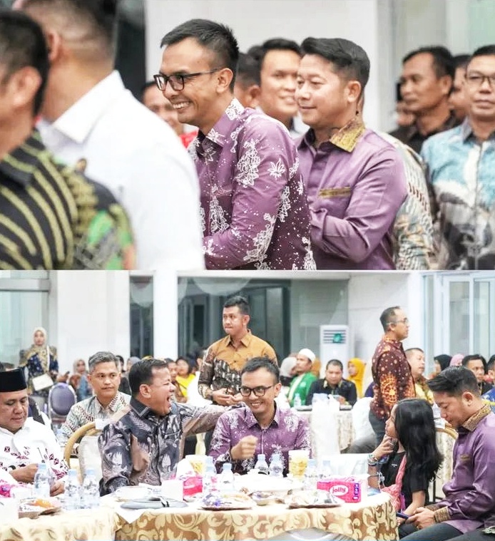 Hadiri Acara Kanal Pamit Kapolres Kuansing.  Bupati  Kuansing, Tekankan Penanganan  Isu Lingkungan  Menjelang Pacu  Jalur  Nasional