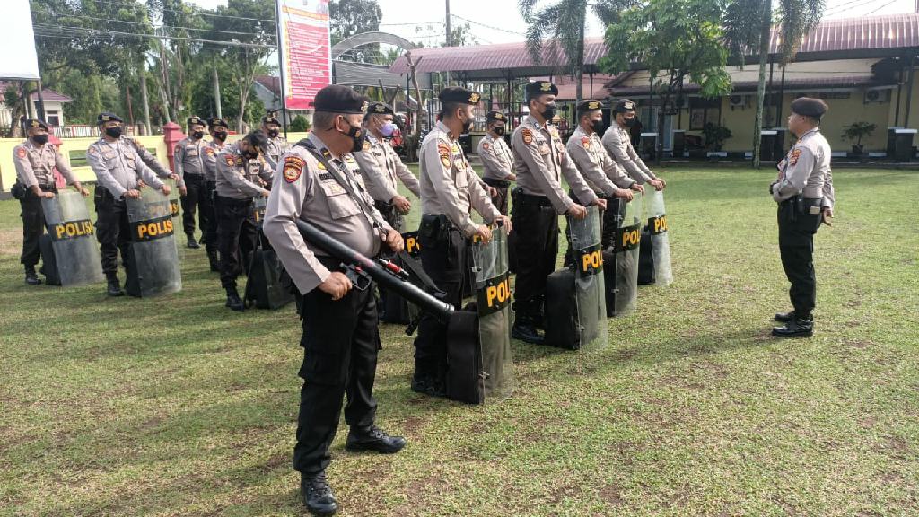 Sat Samapta Polres Kampar Laksanakan Apel Pengecekan Kesiapan Personil dan SARPRAS