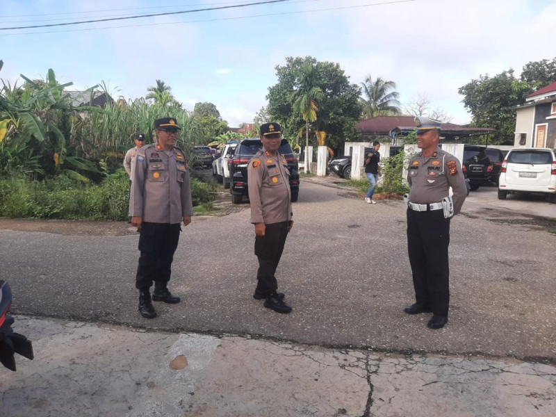 Berikan Rasa Aman Dan Nyaman, Polres Kuansing Siagakan Personil PAM Sholat Idul Fitri 1444 H/ Tahun 2023 Muhammadiyah