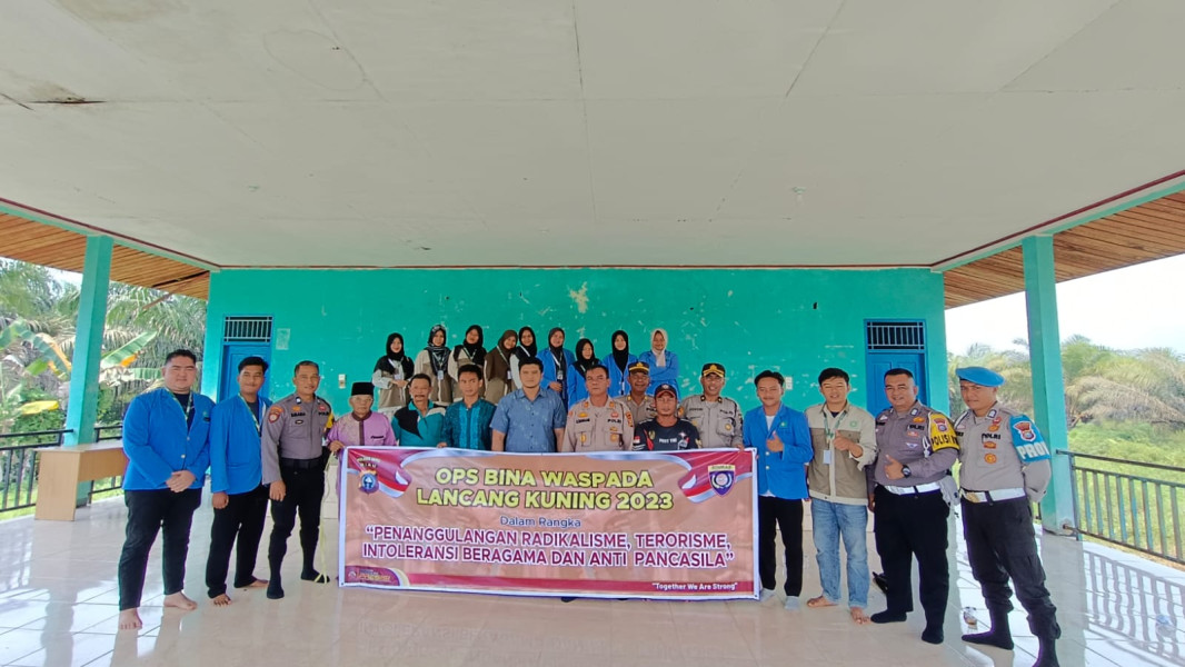 Polres Inhu Laksanakan Ops Bina Waspada di Desa Rawa Bangun, Ini Hasilnya