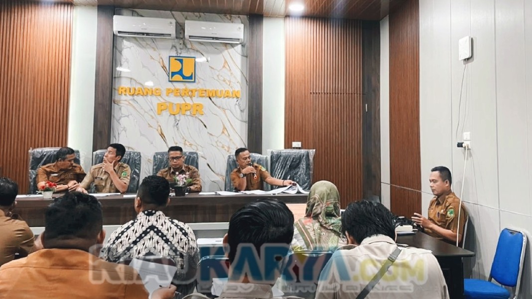 PUPR Rohil Gelar Rapat Forum Penataan Ruang, Bahas PKKPR PT Mustika Agung & Capella