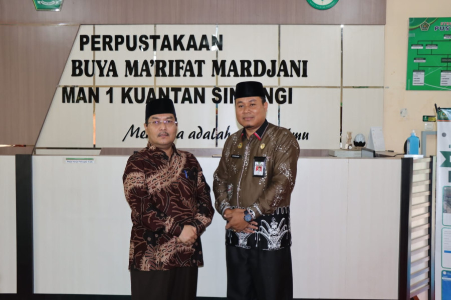 Perpustakaan Buya Ma'rifat Mardjani MAN 1 Kuansing  Raih Juara 1 Lomba  Perpustakaan  TK Provinsi  Tahun  2023.