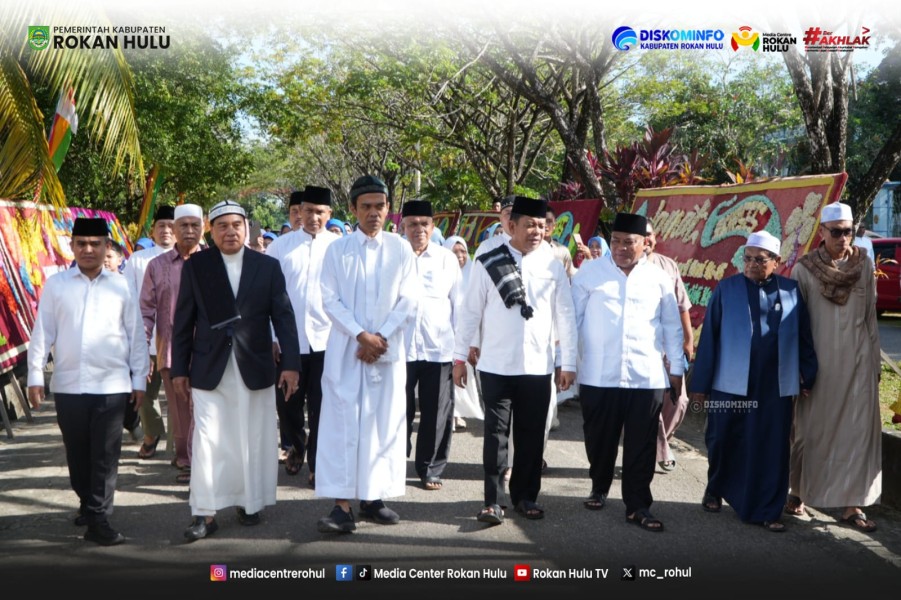 Wakil Bupati Rokan Hulu Hadiri Haul Syekh Ibrahim Al-Khalidi Naqsyabandi