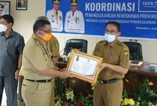 Kampar Raih Predikat Terbaik Konvergensi Pencegahan Stunting Tahun 2020