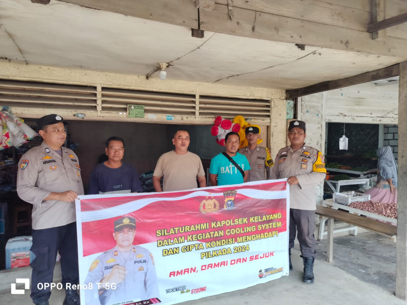 Polsek Kelayang: Gunakan Hak Suara dan Jangan Lakukan Penimbunan Sembako